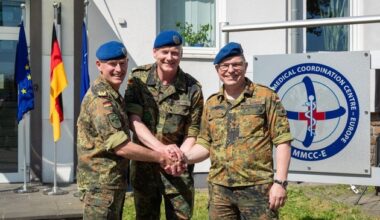 Neue Spitze im Multinational Medical Coordination Centre - Europe