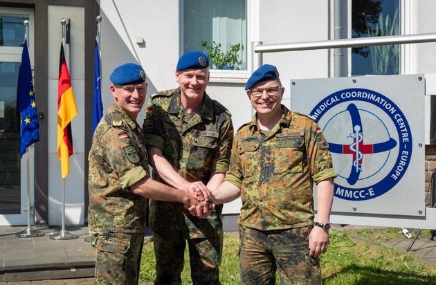 Neue Spitze im Multinational Medical Coordination Centre - Europe