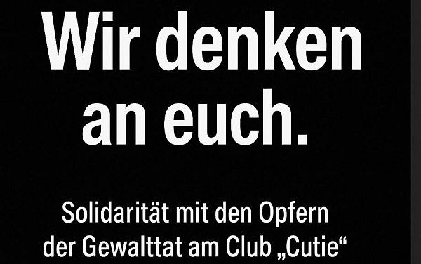 Die Bielefelder stehen zusammen: Wir denken an euch als Solidarität mit den Opfern des Messer-Anschlags. - © Screenshot: stadtratereigugat.com