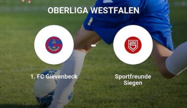 Sportfreunde Siegen bietet 1. FC Gievenbeck Paroli