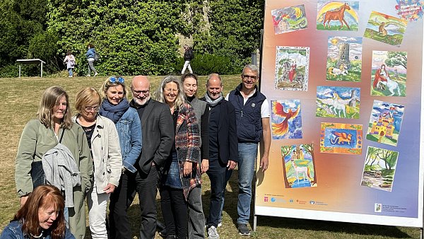 Brachten das Projekt voran: Viola Friedrich (v.l.), Christina Balcke-Herlyn, Anke Brandt, Melanie Anstoetz, Christoph Kaleschke, Susanne Schmidt-Minuth, Marle Schmidt, Dietrich Schulze und Jens-Peter Cordes. - © Stefan Brams