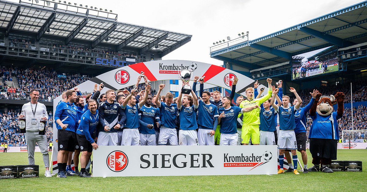 Arminia Bielefeld gewinnt Westfalenpokal – und schnappt sich „kleines“ Double