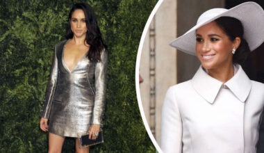 Meghan Markle 2015 und 2022 beim Dankesgottesdienst vor der St. Paul’s Cathedral in London.