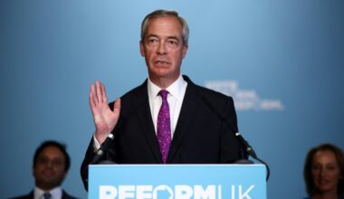 Als erste politische Partei Großbritanniens nimmt die rechtspopulistische Reform UK auch Parteispenden in Kryptowährung an. Nigel Farage hatte zuvor die Öffnung seiner Partei für Krypto-Spenden auf einer Konferenz zur Kryptowährung Bitcoin angekündigt. (HENRY NICHOLLS)