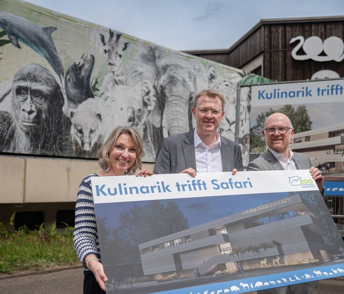 Zoo Duisburg: "Zooterrassen" werden ein Highlight