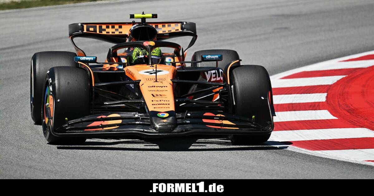 Lando Norris Schnellster in Barcelona