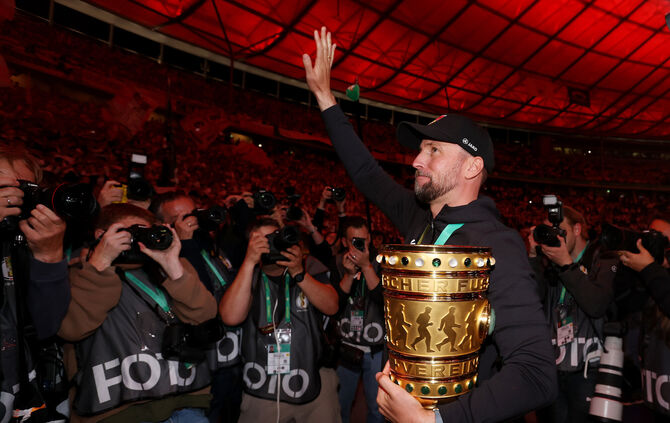 Fussball DFB Pokal - Finale DSC Arminia Bielefeld vs. VfB Stuttgart