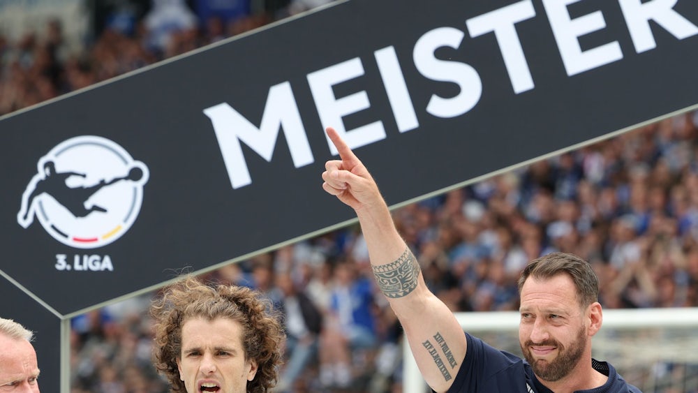 Die Karriere von Mitch Kniat (r.) ging zuletzt steil nach oben.