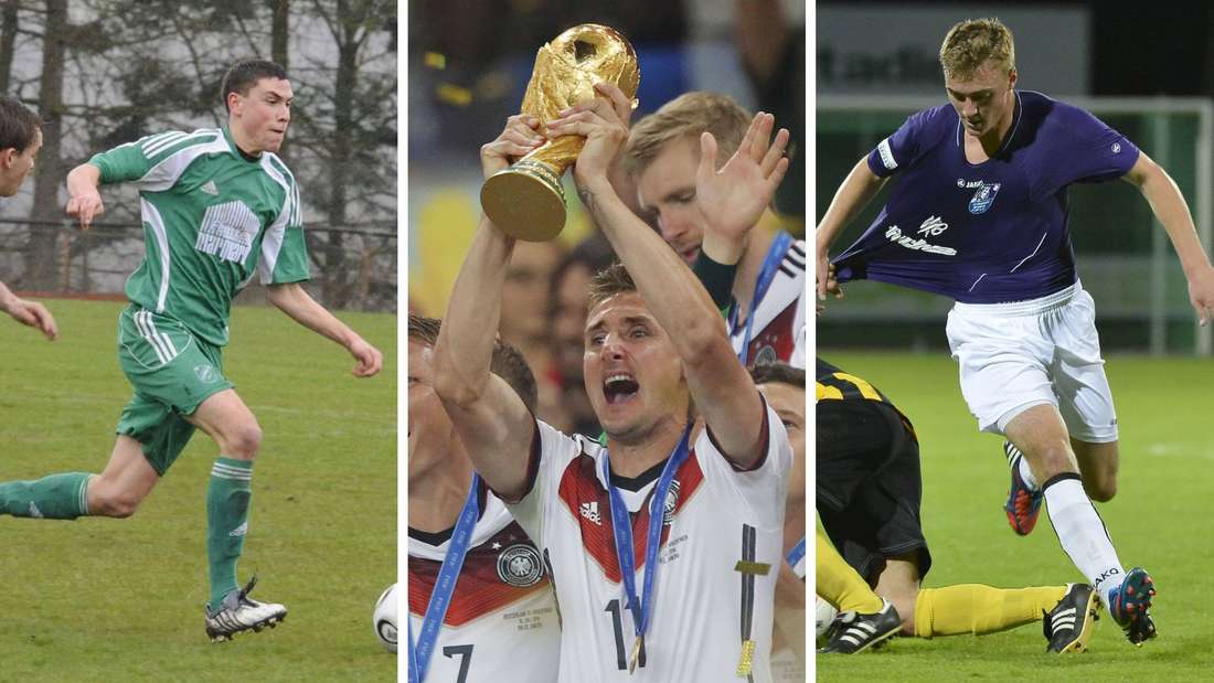Jonas Hector, Miroslav Klose und Julian Gressel schafften es über den Amateur-Bereich in den Profifußball.