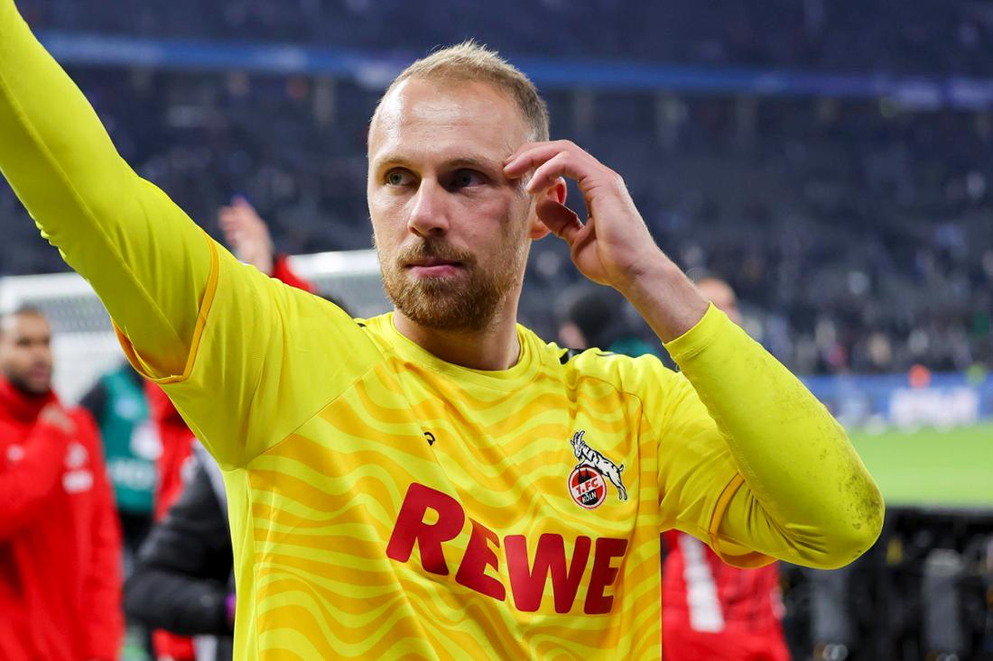 Marvin Schwäbe vom 1. FC Köln