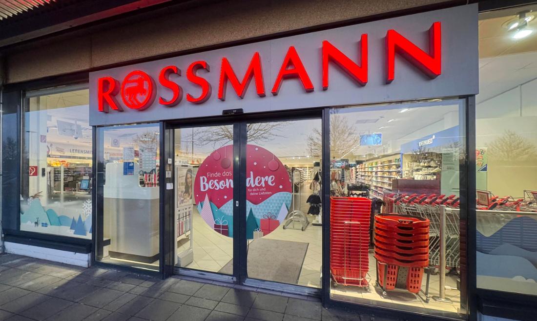 Eine Rossmann Drogeriemarkt  Filiale