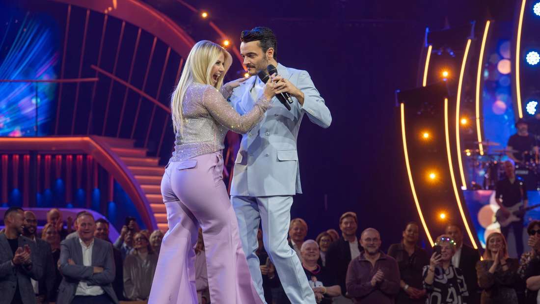Giovanni Zarrella und Beatrice Egli in der „Giovanni Zarrella Show“.