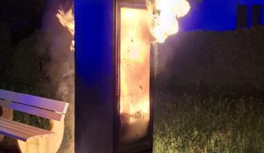 Bücherschrank in Bad Waldsee komplett ausgebrannt