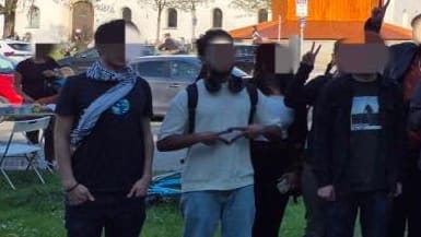 München: Staatsanwalt ermittelt wegen Hamas-Geste vor Uni | Regional