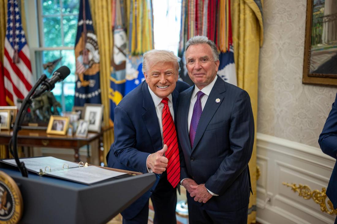 US-Präsident Donald Trump  Vereidigung des Chefberaters und Sondergesandten Steve Witkoff 