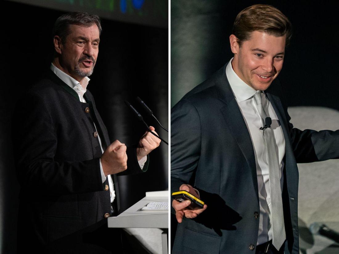 Hoher Besuch bei der Eröffnungsfeier – Neben dem bayerischen Ministerpräsidenten, der eine kurze Rede hielt, war auch Brad Lightcap vor Ort. Lightcap ist der COO, der „Chief Operating Officer“ von OpenAI.
