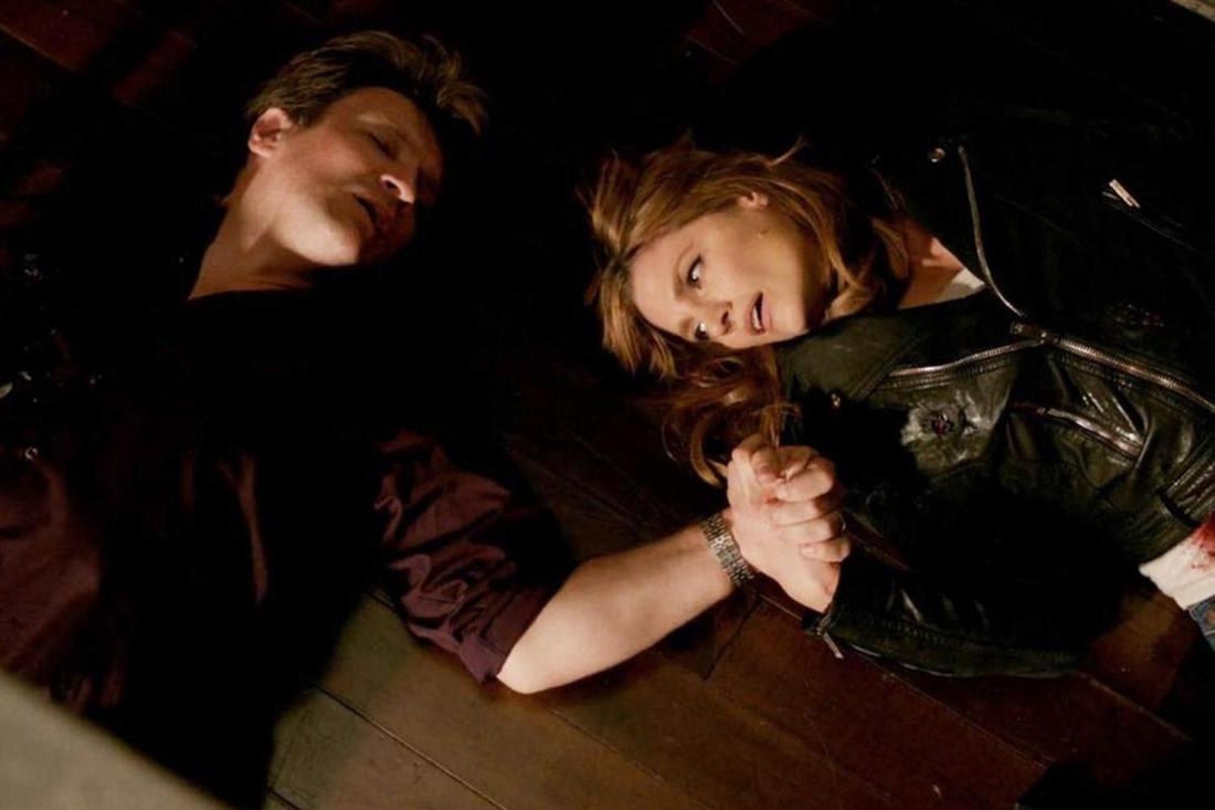 Stana Katic und Nathan Fillion im Serienfinale von Castle