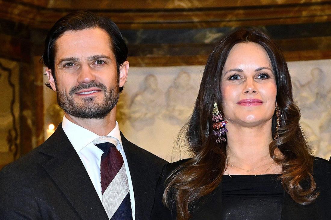 Prinz Carl Philip und Prinzessin Sofia bei einem Konzert in Stockholm im Dezember 2024.