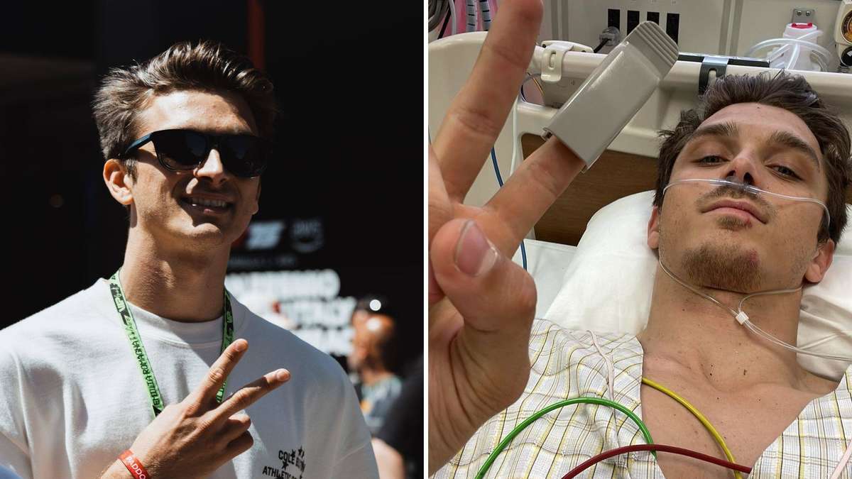 Sportstar verunglückt und zeigt dramatisches Foto aus dem Krankenhaus
