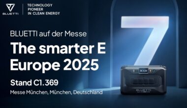 BLUETTI stellt auf der The smarter E Europe 2025 die Energielösungen der nächsten Generation vor