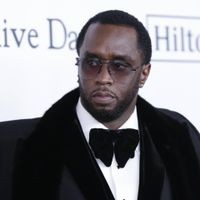 Sean Diddy Combs arrives on the red carpet at the Clive Davis and Recording Academy Pre-GRAMMY Gala and GRAMMY Salute to