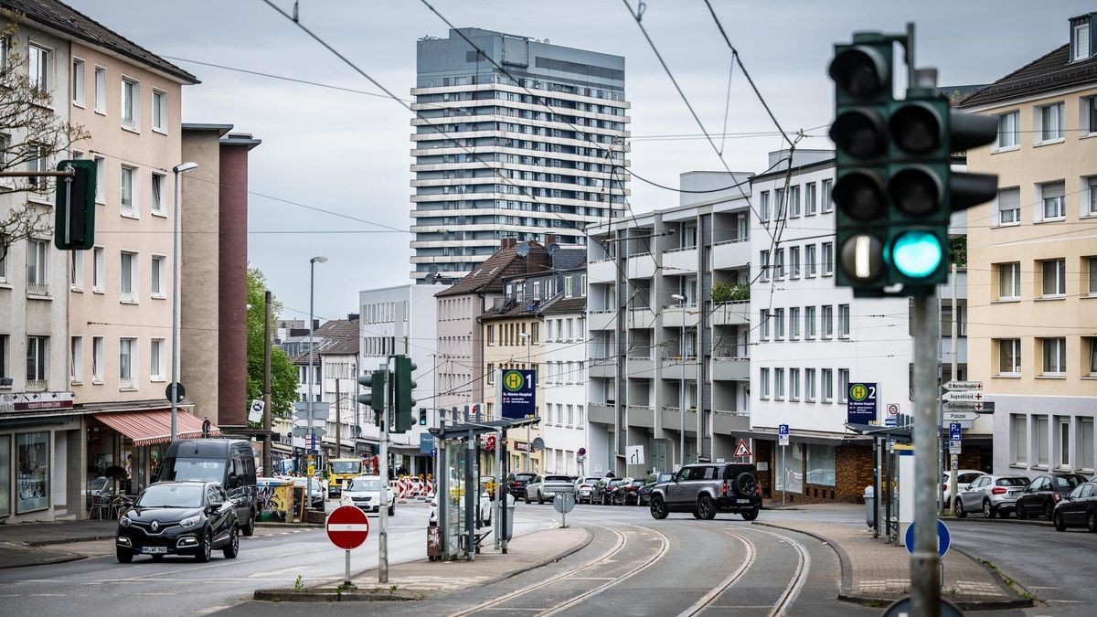 Kaiserstraße in Mülheim an der Ruhr
