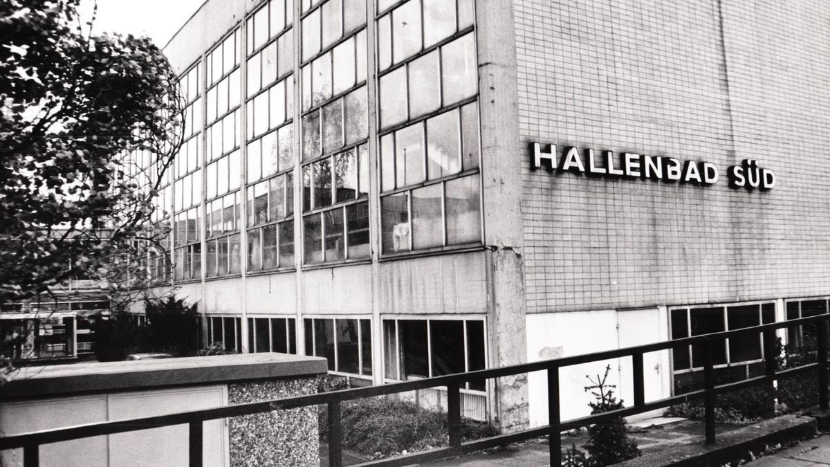 Das alte Hallenbad Süd.