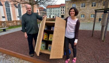 „Nimm ein Buch, gib ein Buch“ am Eisenacher Ehrensteig