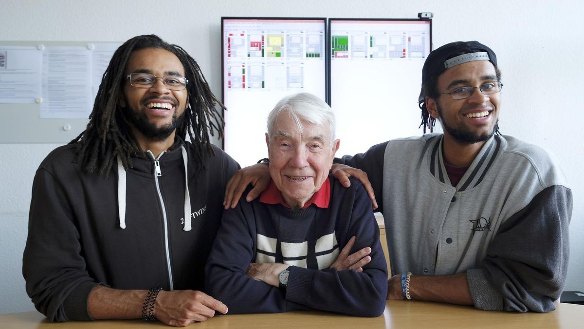 Erwin Steden war gerne Mentor wie etwa von den Zwillingen Kasangana und Kashama Kalenda, die Deutsche Meister im Hip-Hop wurden.