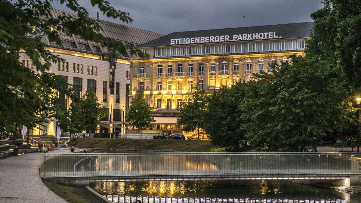 Das Steigenberger Parkhotel an der Königsallee in Düsseldorf.