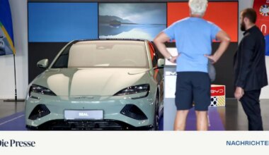 Chinesische E-Autos sind auf Rekordkurs in Europa – DiePresse.com