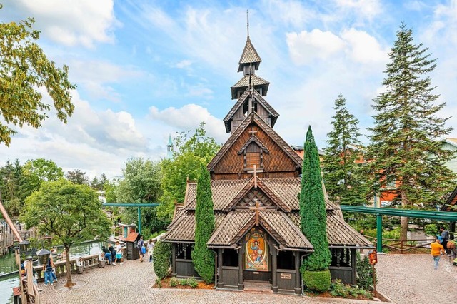 Die Norwegische Stabkirche im Europa-Park  | Foto: Europa-Park