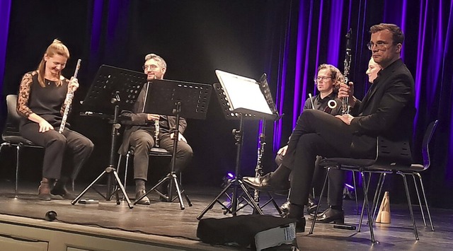 In der musikalischen Lesung im Salmen ...m die Zeit nach dem Zweiten Weltkrieg.  | Foto: Barbara Puppe