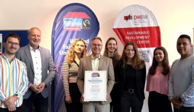Die Duale Hochschule in Lörrach trägt nun den Titel "Fairtrade University" - Lörrach