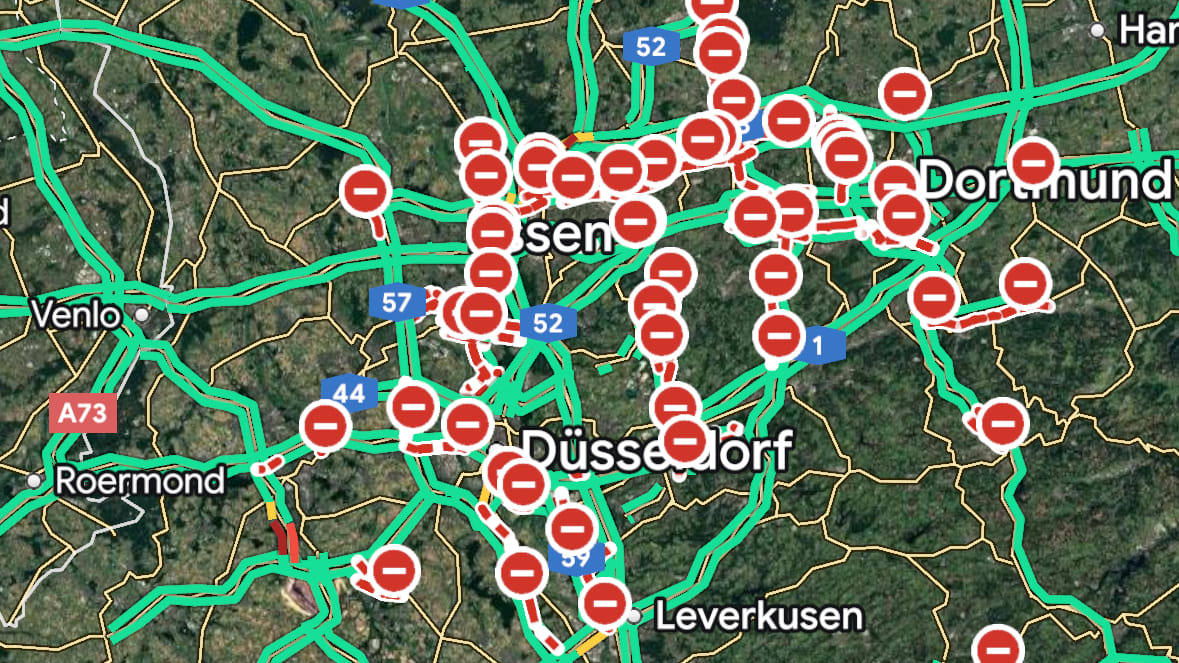 Google Maps zeigt falsche Sperrungen: Fast alle Bundesländer betroffen | News