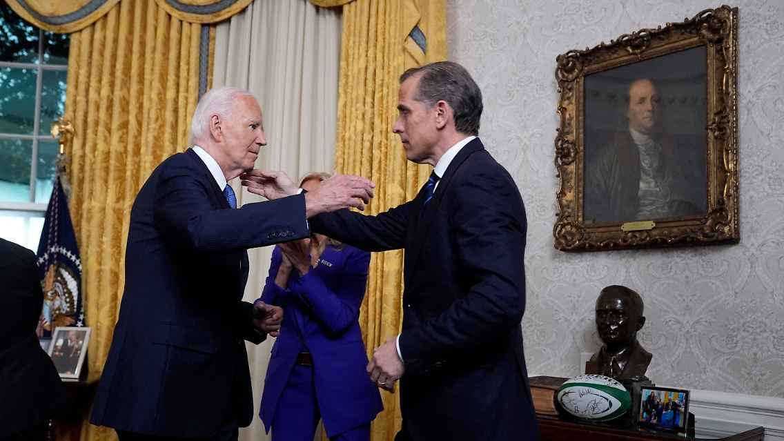 Joe und sein Sohn Hunter Biden.