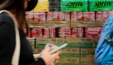 Die Beliebtheit von Coca-Cola-Produkten ist nach Trumps Zoll-Ankündigung zurückgegangen.
