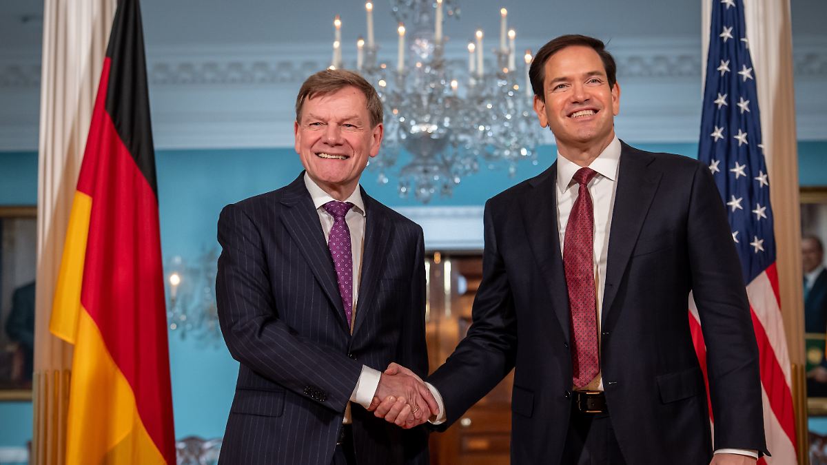 Schulterschluss bei Ukraine-Kurs: Rubio nimmt sich nur kurz Zeit für Wadephul