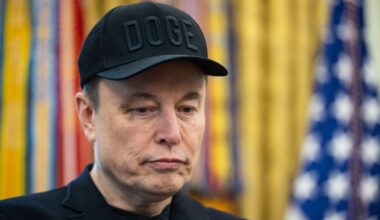 Veilchen vom Sohnemann: Elon Musk verabschiedet sich mit blauem Auge von Trump