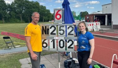 Julia Ulbricht „feuert“ den Speer in Halle auf starke 61,02 Meter