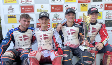 Die siegreichen Dänen (v.l.): Niclas Aagaard, Nicolai Heiselberg, Rune Thorst, Kevin Juhl Pedersen