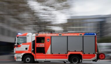 Frankfurt am Main - Brand in Einrichtung für betreutes Wohnen - Panorama