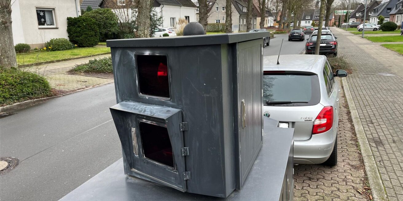 Ein Panzerblitzer ist wieder repariert und im Dienst