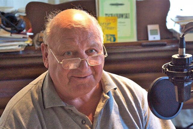 Paul Reding bei Aufnahmen im Tonstudio klang.art