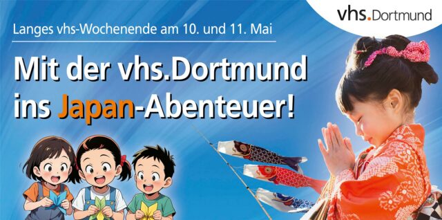 Einladungsgrafik vhs Dortmund Japan-Abenteuer