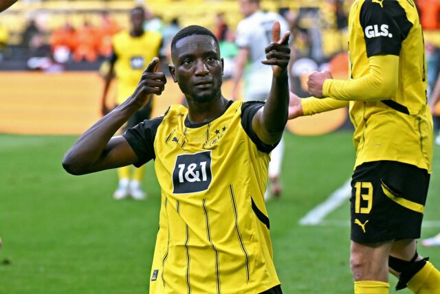 Serhou Guirassy jubelt.