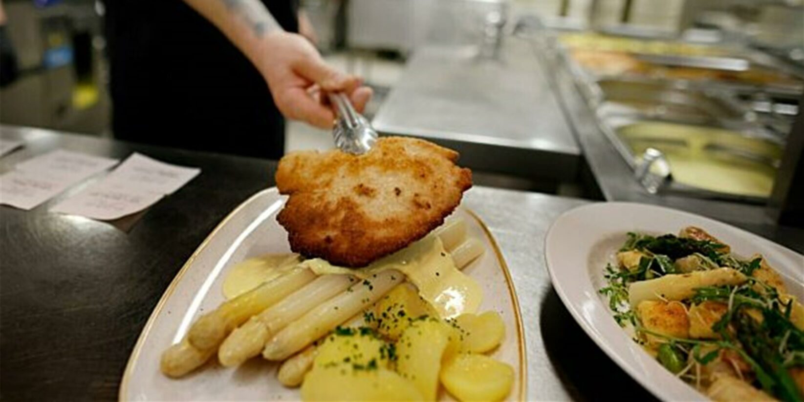 In diesen Restaurant kommt Spargel auf den Teller