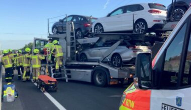 Medizinischer Notfall auf A2 bei Castrop-Rauxel
