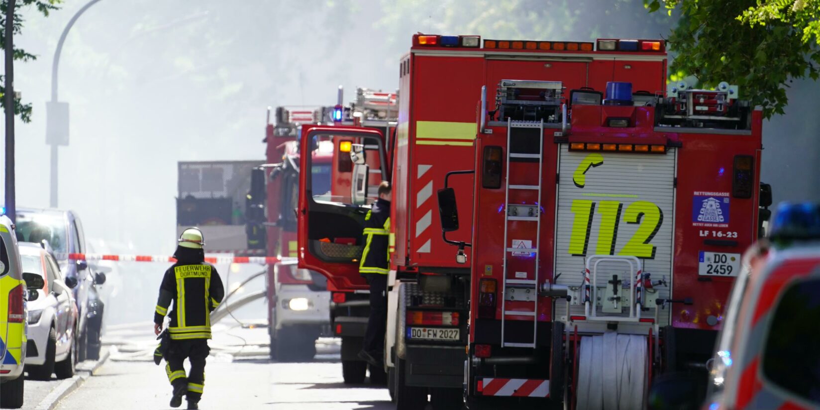 Fotos vom Feuerwehreinsatz im Dortmunder Westen