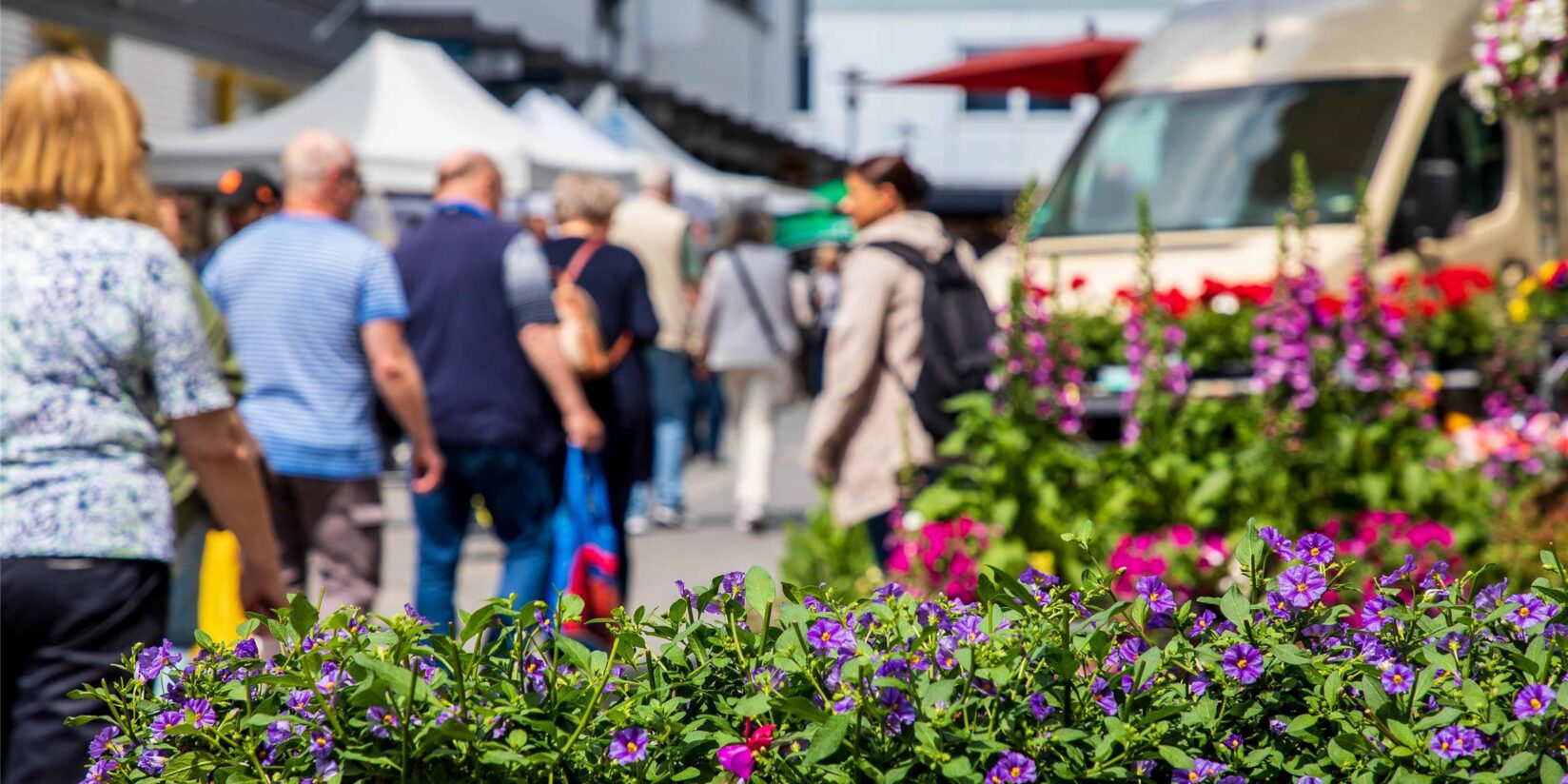 Polizei-Einsatz beim Hertener Blumenmarkt